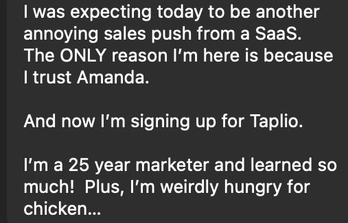 Amanda Goetz (@amandamgoetz) on Twitter photo When SaaS companies work with the right creators, it doesn't feel like a sales pitch.
So honored to work with <a href="/TaplioHQ/">Taplio - AI Powered Content</a> this month to deliver a webinar to over 700 registrants! When SaaS companies work with the right creators, it doesn't feel like a sales pitch.
So honored to work with <a href="/TaplioHQ/">Taplio - AI Powered Content</a> this month to deliver a webinar to over 700 registrants!