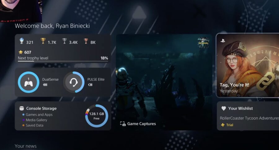 Sony teste en version bêta le nouvel onglet Explorer de la PS5 avec des arrière-plans personnalisables et des widgets. 🔗 : youtu.be/TNeff9qO1xM?si…