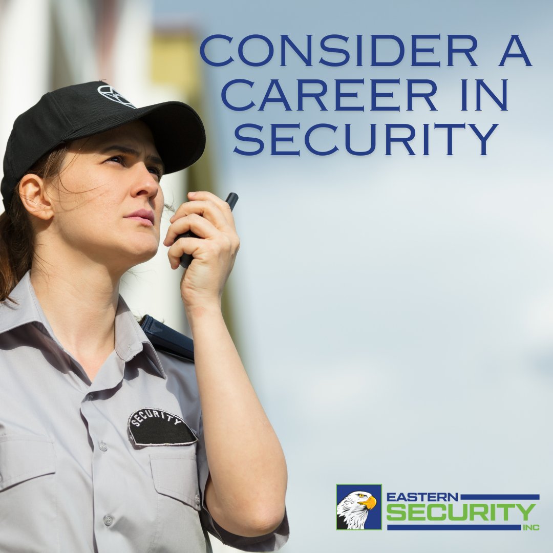 Seeking a rewarding career? Look no further! Security work offers attractive remuneration, authority, and control. The demand for security is only ever increasing, offering you both a stable income and endless opportunities for progression.

Learn more at eastern-security-inc.com/careers/