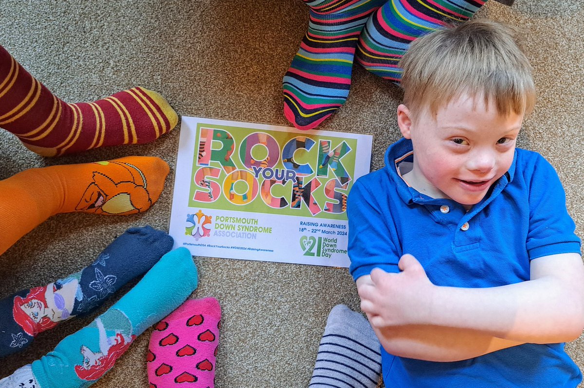 Today, more than ever, I am so proud that we are part of the @PortsmouthDSA family. Humbled by the amazing work going on and support from around the world. Happy World Down Syndrome Day all 💚 #RockYourSocks #PortsmouthDSA #WDSD2024 #WDSD24 #Diversity #DownSyndrome #Family