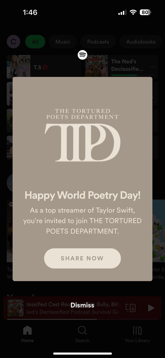 Absolutely honoured to be invited to join #TheTorturedPoetsDepartment 🤍🩶