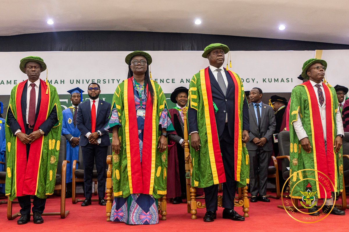 Highlights from today's session of the 57th Special Congregation Ceremony. #Graduation #KNUST