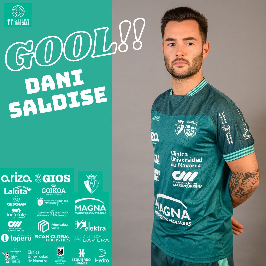 ⏱️7’| ¡Gooooooool de <a href="/DaniSaldise/">Dani Saldise</a>! ¡Supera por abajo al portero!

🔴 #Barça 0
⚪️ #OsasunaMagna 1

🏆 #CopaDeEspaña