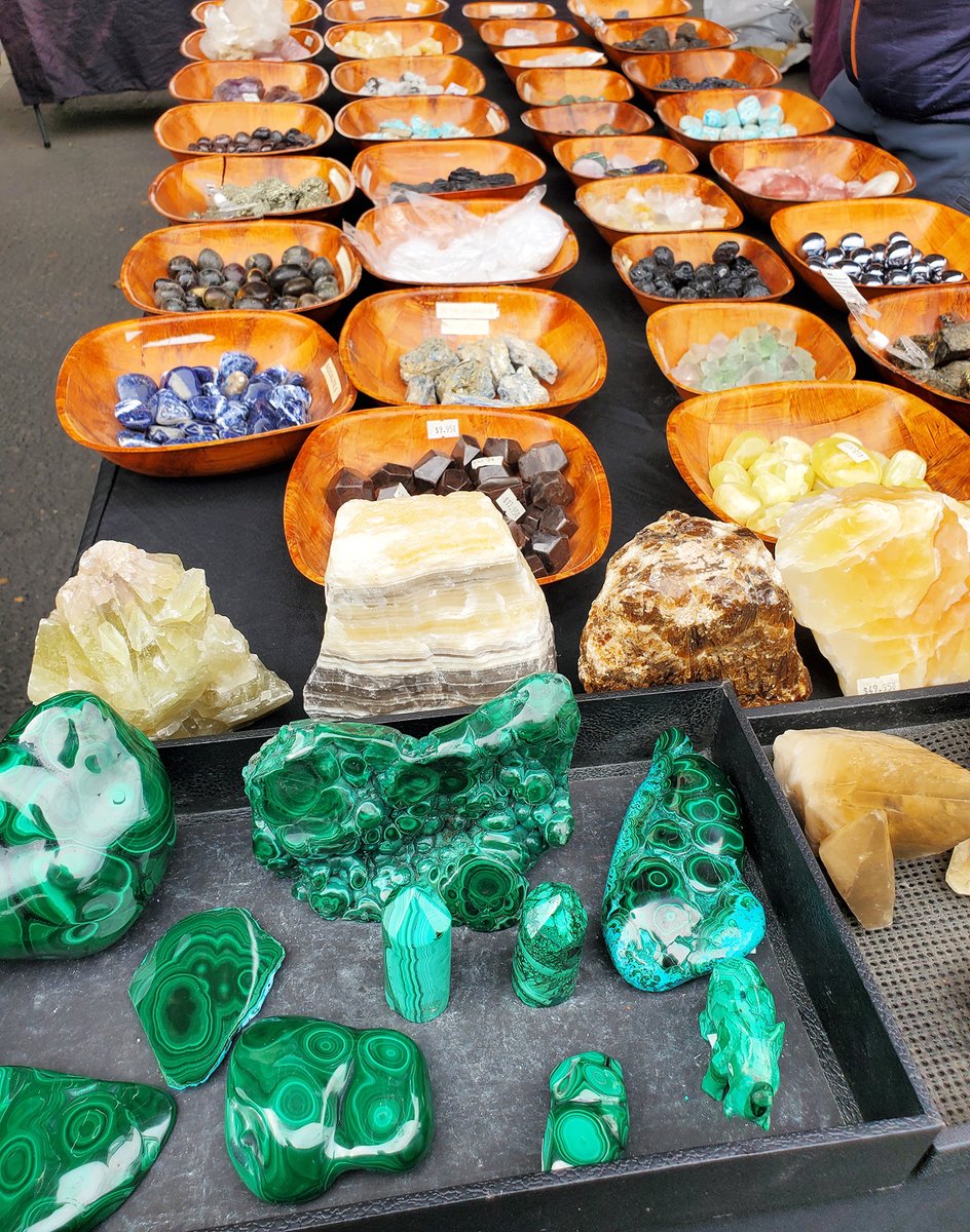 💫 Whether you're seeking positive vibes or simply mesmerized by their beauty, The Street Fair vendors have a sparkling selection of crystals and gemstones that's sure to dazzle you! #gemstones