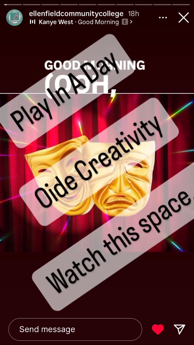 We are so proud to be one of eight schools nationwide piloting this <a href="/Oide_Creativity/">Oide Creativity</a> programme. Thanks to Heather Visocchi who facilitated today! #wellbeing #literacy #oracy #workingtogether <a href="/ellenfieldlib/">JCSP Library Ellenfield</a> <a href="/jcsplibraries/">JCSP Library Project</a> <a href="/cdetbcdu/">City of Dublin FET College Curriculum Dev. Unit</a>