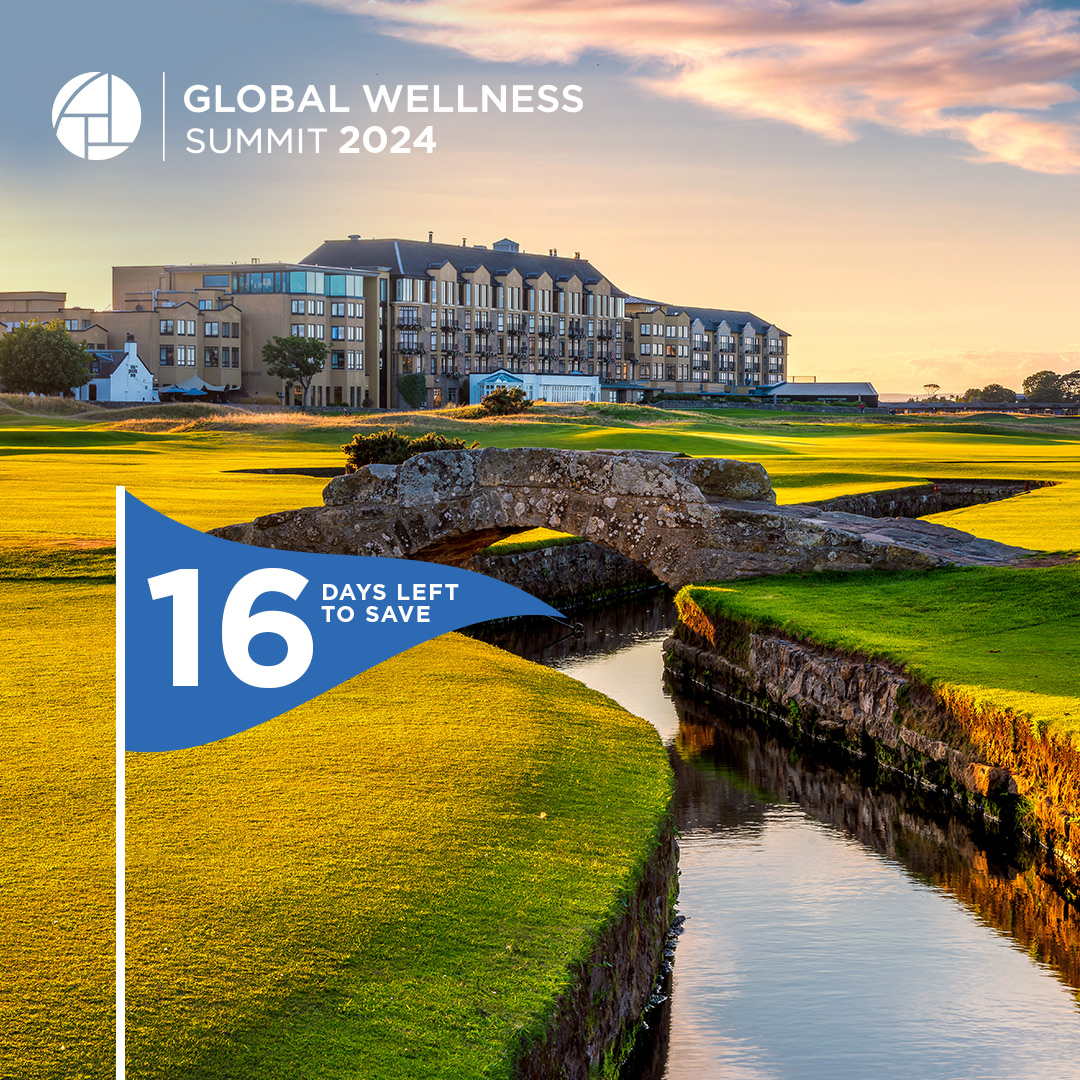 Be an Early Birdie! Secure your spot at the 18th annual GWS before April 5th to save $700. Join us at the iconic Old Course Hotel in St. Andrews, Scotland, for an unforgettable experience shaping the future of wellness. loom.ly/t6KhRAw #scotland #wellness #2024GWS