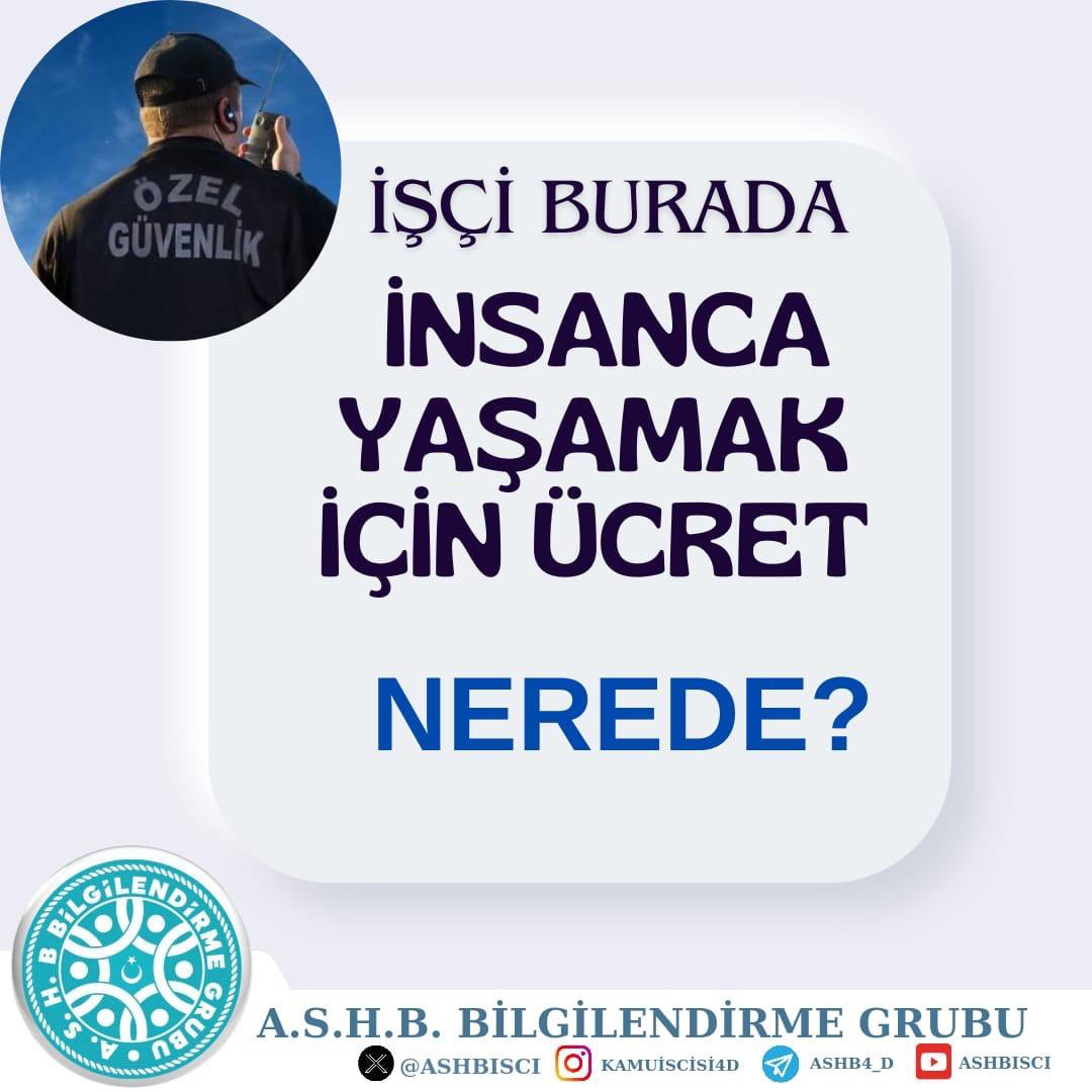750 BİN İŞÇİ
NE İSTİYOR?
💠Seyyanen zam
💠Refah payı
💠Meslek kodu
💠Tayin-becaiş
💠Kıdem tazminatı tavanı
💠Statü Değişikliği
💠Haftalık 40 Saat Çalışma
💠Egitim-Öğrenim Farkı
💠Sendika Aidatlarında İndirim
💠Zorunlu Emekli işe İade
💠Kıdem-Yıl Farkı
#iscisecimibekliyor
