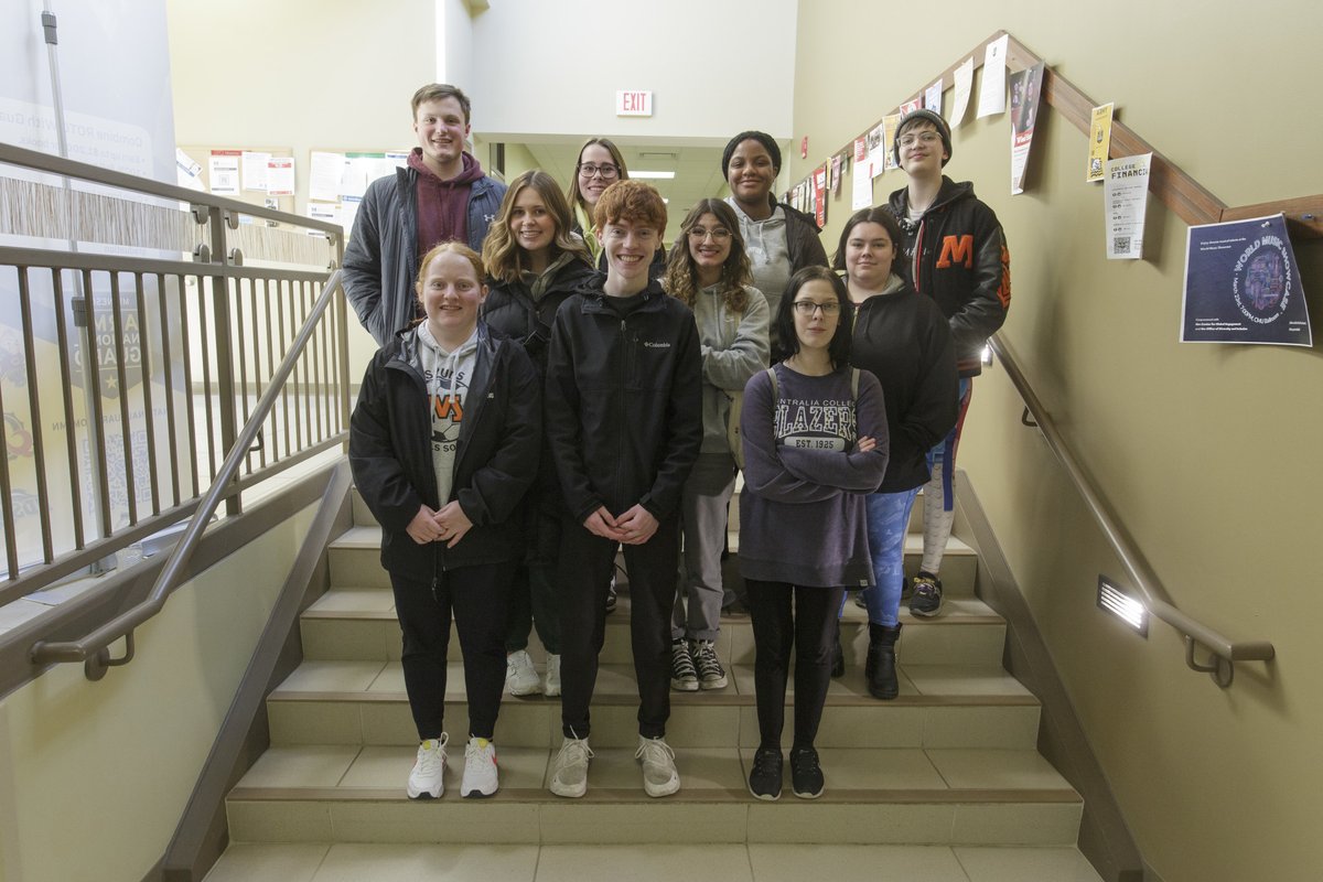 Moorhead High School students taking the Introduction to Education concurrent enrollment course visited MSUM to tour campus, meet current education students and attend classes. We look forward to welcoming several of these future Dragons to campus next fall.