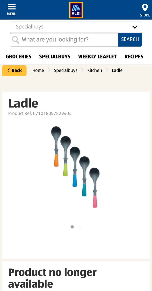 What is Beyoncé’s favourite kitchen utensil purchase? Aldi single Ladles #jboriginal #hesback Note: product no longer available ☹️