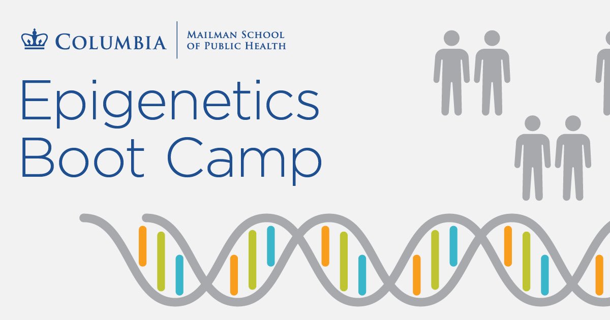 #ColumbiaSHARP registration has opened for our hybrid #Epigenetics Boot Camp July 29-30! Come in person to NYC or participate remotely. Scholarships &amp; early-bird rates: publichealth.columbia.edu/epigenetics