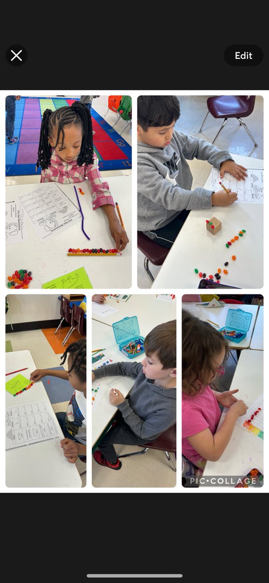 Jellybean Math!  We measured, sorted and graphed them.