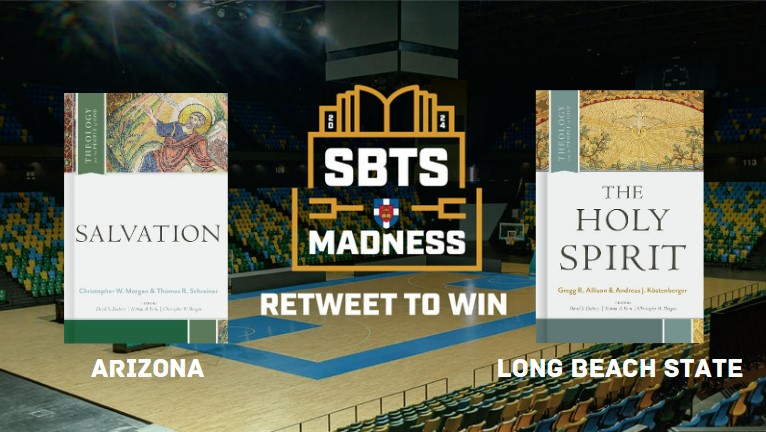 Salvation (<a href="/BHpub/">B&H Publishing</a>) takes on The Holy Spirit (<a href="/BHpub/">B&H Publishing</a>) in the next match. RT to win! 🏀📖 #SBTSMadness