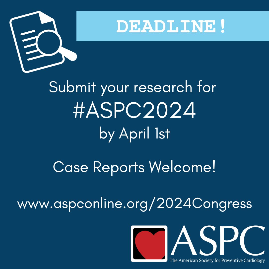 The DEADLINE for Abstract Submission to #APSC2024 is in 10 days! aspconline.org/2024Congress to download your template - Case Report or Scientific. We can't wait to see all of your amazing research in Salt Lake City, UT | August 2-4. @drmarthagulati @drmichaelshapir @dramitkhera