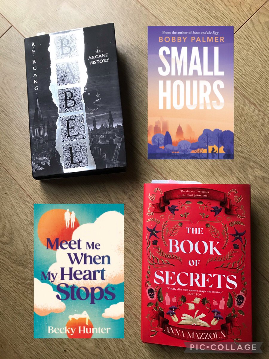 #BuddyReads 

I love a buddyread

Thanks to @BWormBlogger and @jan_is_reading for #MeetMeWhenMyHeartStops and #TheBookOfSecrets 

A great group over on IG for the Babel read. 
And looking forward to #SmallHours with @BWormBlogger