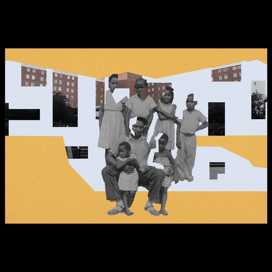 Illustration I worked up about Linnentown in Athens, GA. A black town that was bulldozed so that UGA can expand its campus. Now are trying to get the remaining survivors reparations organized by the Athens community.