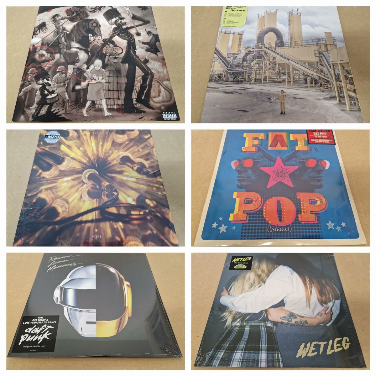 Lots of new arrivals, just uploaded to the site. 

New &amp; Sealed records and loads of 2nd hand beauty's 

There is plenty more to come. 

#vaselines #kmd #mfdoom #cometiscoming #stereolab #garbage #mogwai #operationdoomsday #thefall #paulweller #wetleg #daftpunk