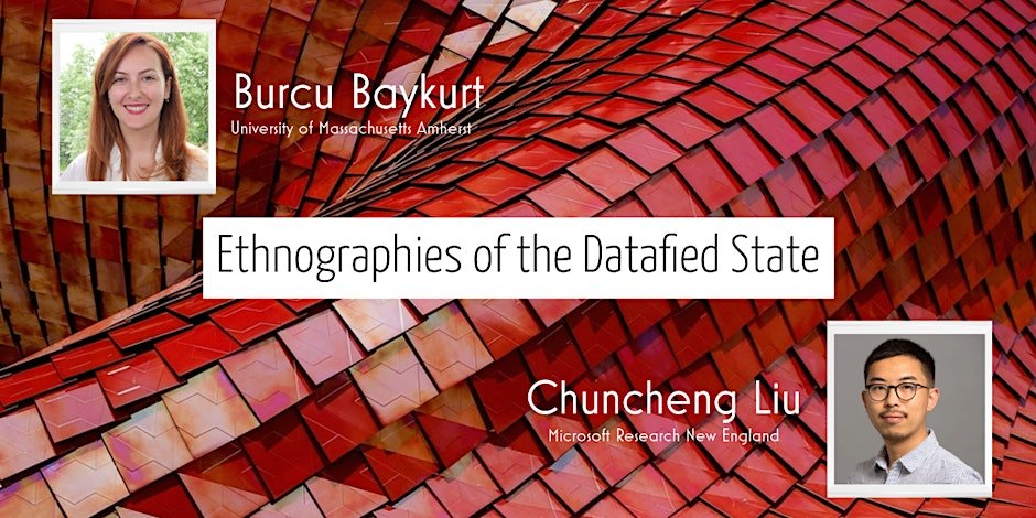 Please join us for the next <a href="/RutgersDEWG/">DEWG</a> event! 

Friday, April 5, 1 - 2:30 pm  US Eastern Time

Topic: Ethnographic methods in examining the complex relationship between computation and statecraft.

Sign up: eventbrite.com/e/867694155577…

#algorithms #research #ethnography #Rutgers