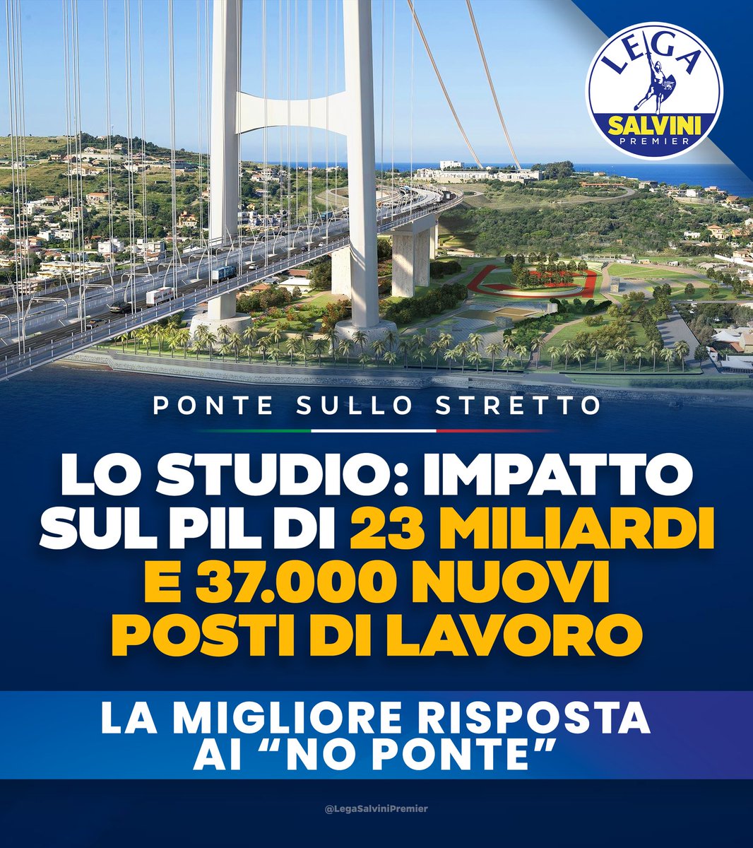 Salvini e i posti di lavoro per il ponte: Era partito con 120 mila posti di lavoro, poi passati a 100 mila. A Dicembre erano diventati 50 mila. A Gennaio 40 mila, ed ora, a Marzo, è arrivato a 37 mila. Chissà con il prossimo aggiornamento a quanti scenderanno 🤔