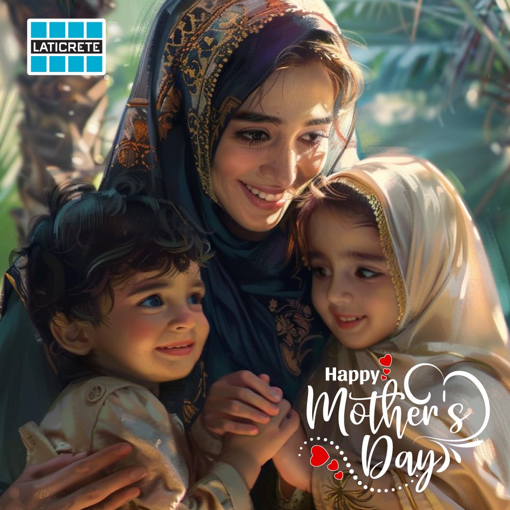 Happy Mother's Day to all Arab countries and Egypt! 

We celebrate and honor all mothers, young and old, for their love, strength, and endless sacrifices.

From all of us at Laticrete, thank you for everything you do. You are appreciated and cherished.

#MothersDay #Laticrete