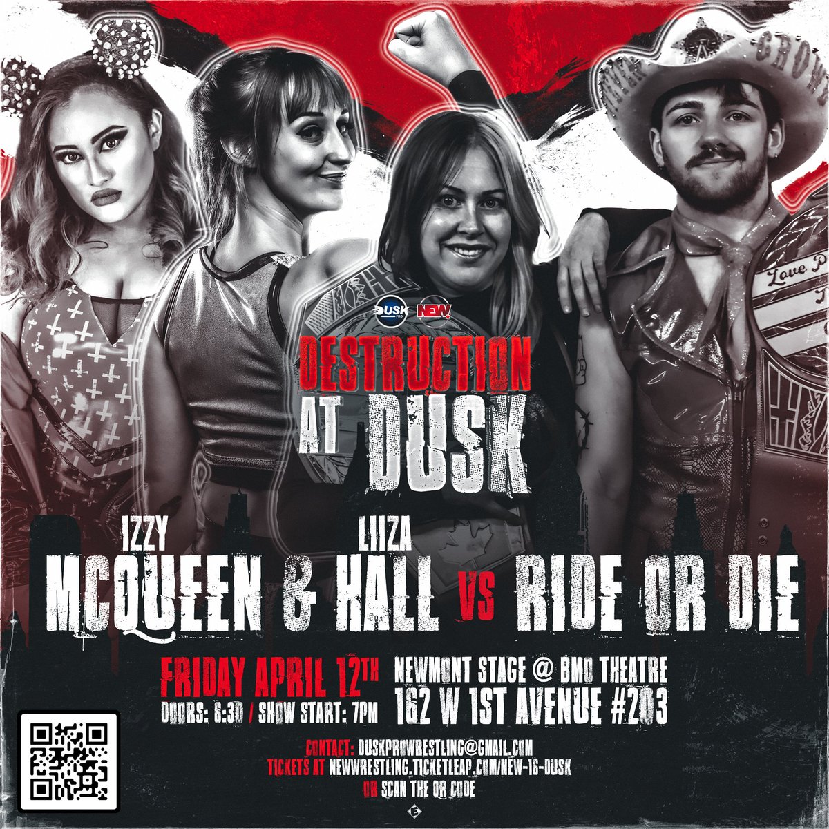 TFA has brought in her ride or die - Steven Crowe to deal with the Liiza problem. Liiza's gonna need help fighting the LPW Tag Champs & who better to deal with a cowboy than thine goblin king? On April 12th @iMcQueen_X & Liiza Hall take on Ride or Die! 🎟 link below