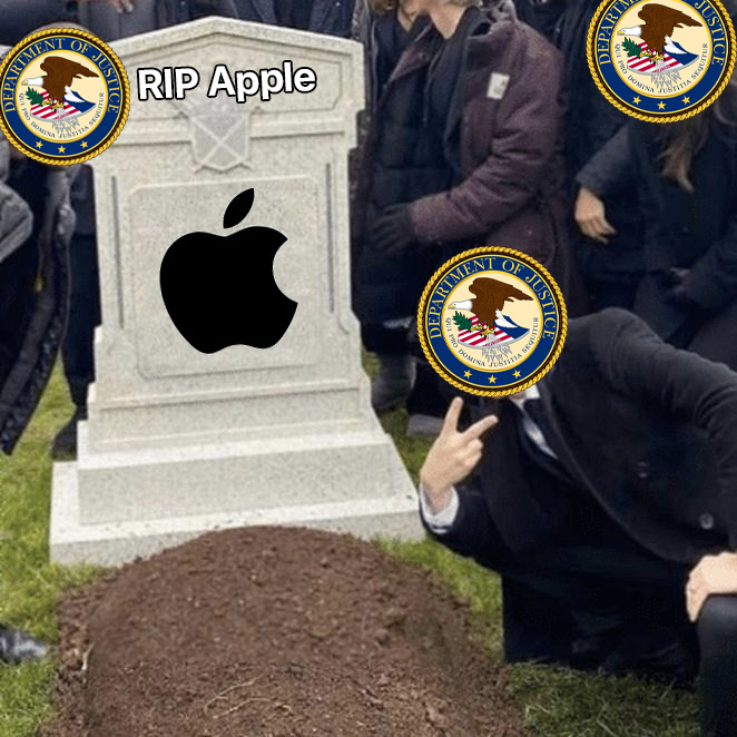 iHateApplee's tweet image. Apple being sued by the US Justice Department for illegally monopolizing the smartphone market is the best news I&apos;ve heard all year.
