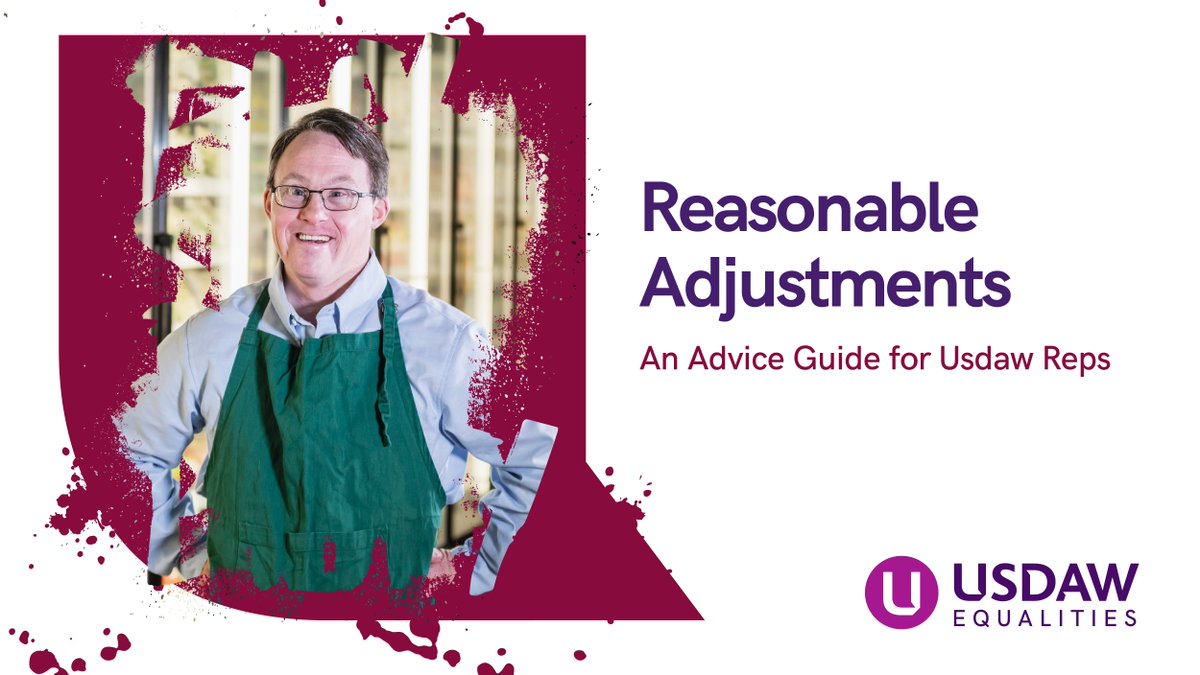 The right to reasonable adjustments can make a massive difference and help disabled workers stay in employment.

Find out more: usd.aw/3xW5SRt