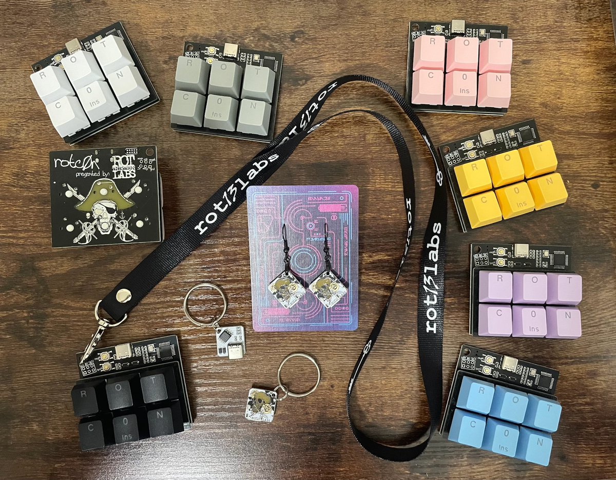 Only a bit left until #rotc0n! Snag a badge now and you'll have time to solve it and join us!

Whats this all about? @tdotfish has the best writeup/review here: tdot.fish/2024/02/28/rot…

p.s. we still have badUSB earrings in stock too!
goimagine.com/functional-bad…

#badgelife