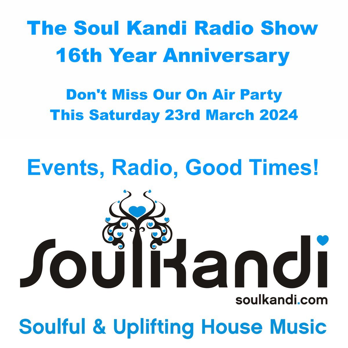 DJNickPower's tweet image. Hailed as one of the best &amp;amp; longest running Soulful &amp;amp; Uplifting House radio shows, despite other claims.
This Saturday at 2pm UK, lets party with some of the very BEST tracks from over the years in true Soul Kandi style.
Live Link Here on Saturday! hubble.shoutca.st:8644/index.mp3