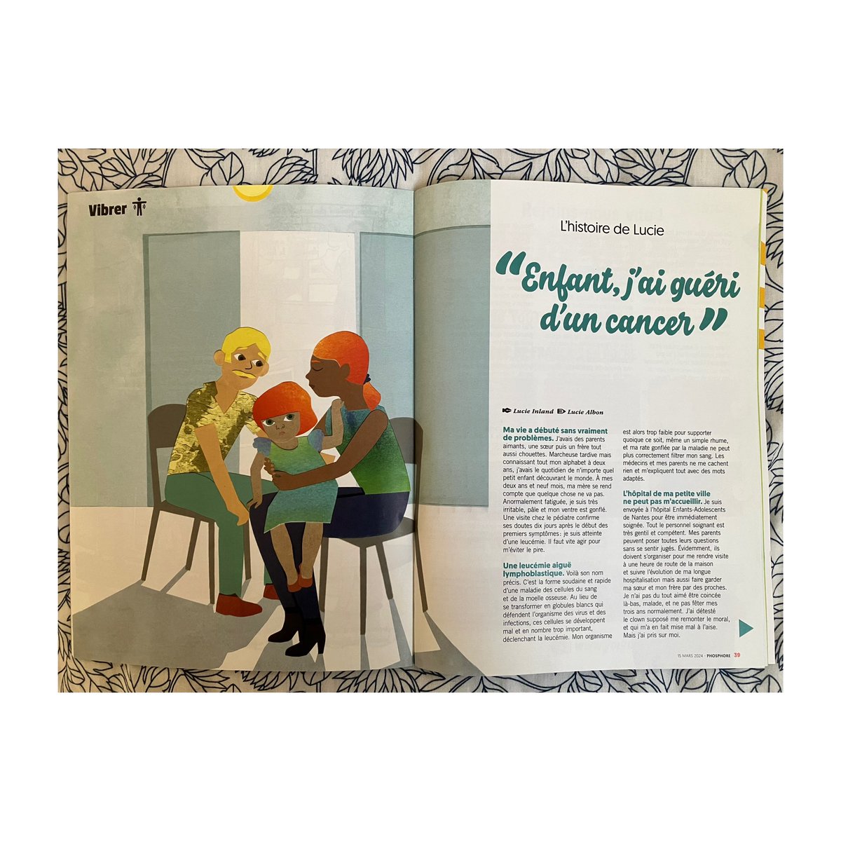 « Ce sont des soins lourds qui m’ont sauvée. »

Dans le dernier <a href="/MagPhosphore/">Phosphore Mag</a> je reviens sur mon expérience de cancer pédiatrique.