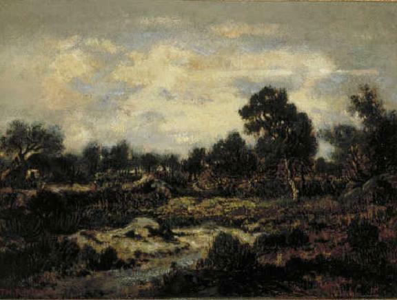 Mountain landscape near Fontainebleau wikiart.org/en/theodore-ro…