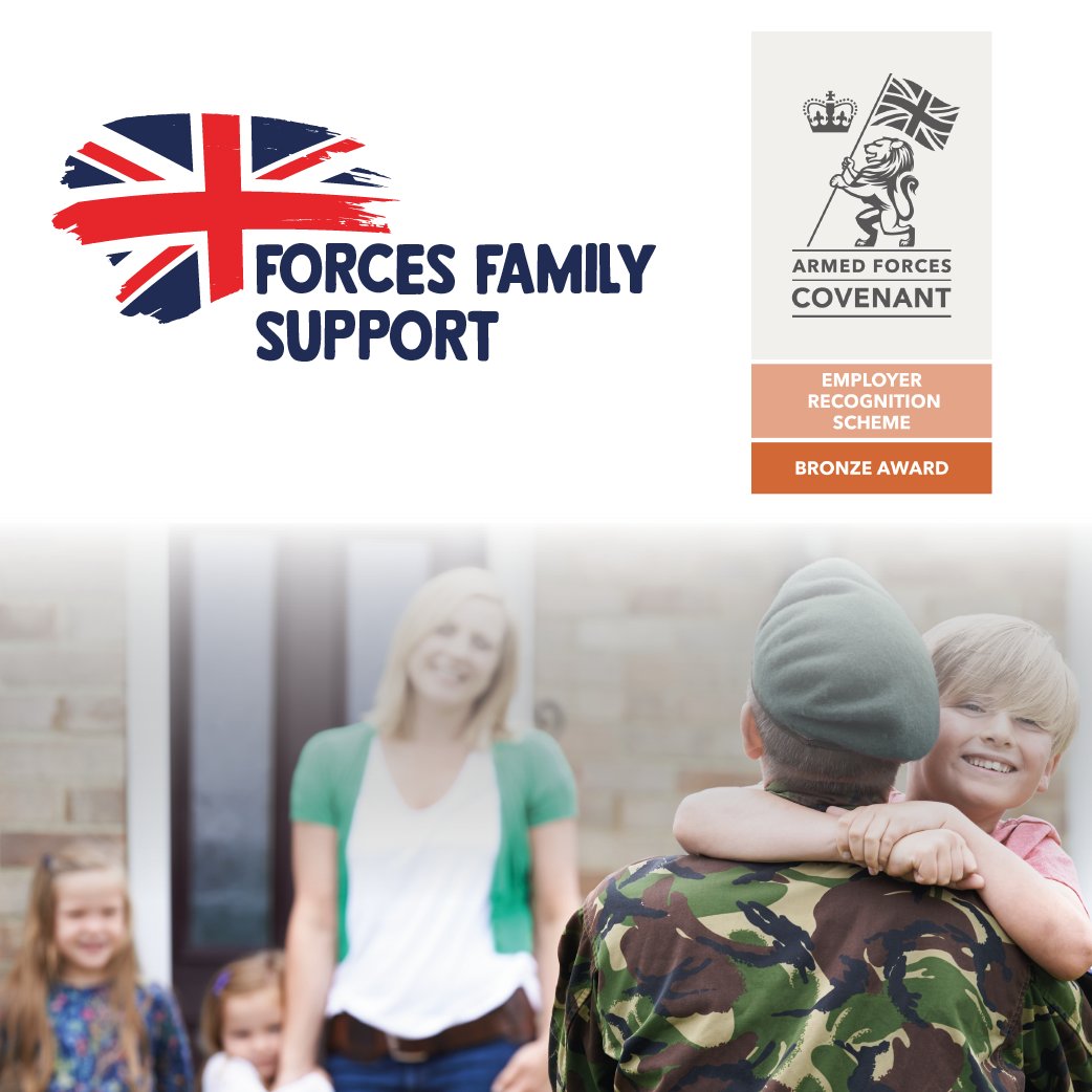 🎖️ Supporting Our Heroes and Their Families 🎖️ Forces Family Support is committed to serving those who serve our nation. That's why we're thrilled to announce that the Ministry of Defence has awarded us the Employer Recognition Scheme Bronze Award Certificate!