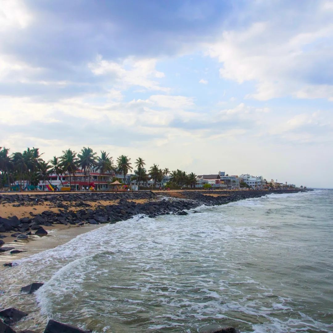 Where golden sands meet tranquil waves, Pondicherry's beaches weave tales of serenity and charm 🏖️

#pondicherrybeach #seasidestories #auromaison #hotelauromaison #beach #beachhopping #beaches #beachesofindia