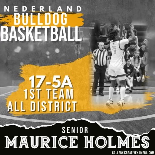 Nederland Bulldogs first team all district members🏀🏀🏀