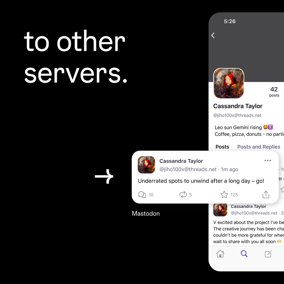 Starting today, you can share threads to the fediverse, connecting you with more people, even if they’re using a different server. about.fb.com/news/2023/07/i…