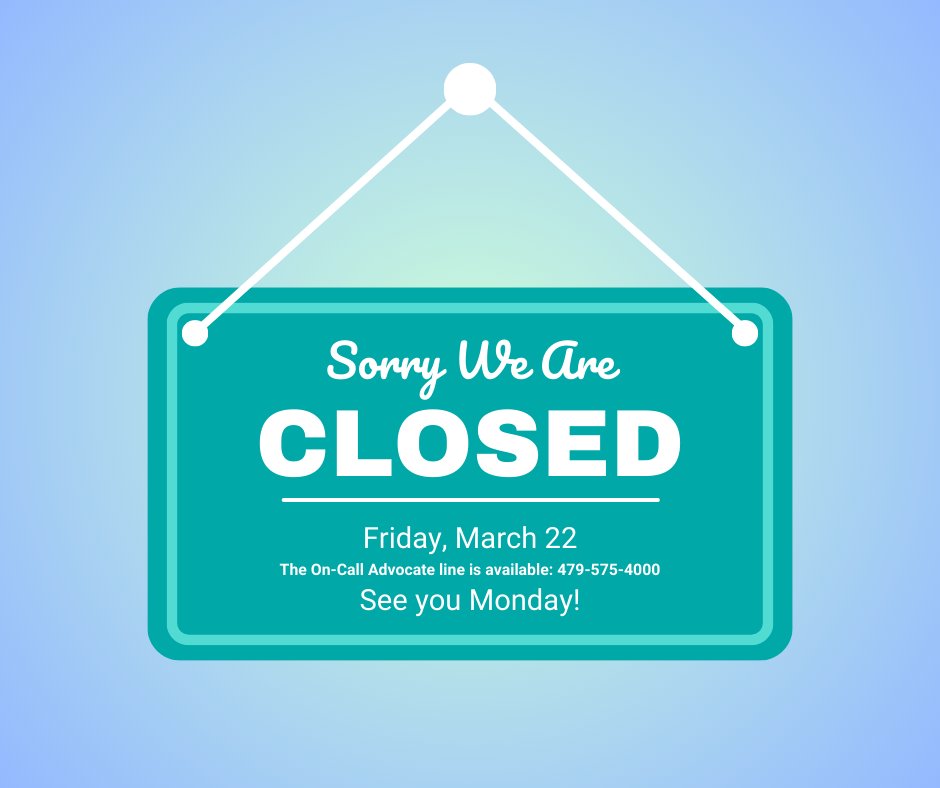 Heads up! The SRVC offices are closed Tomorrow March 22nd.