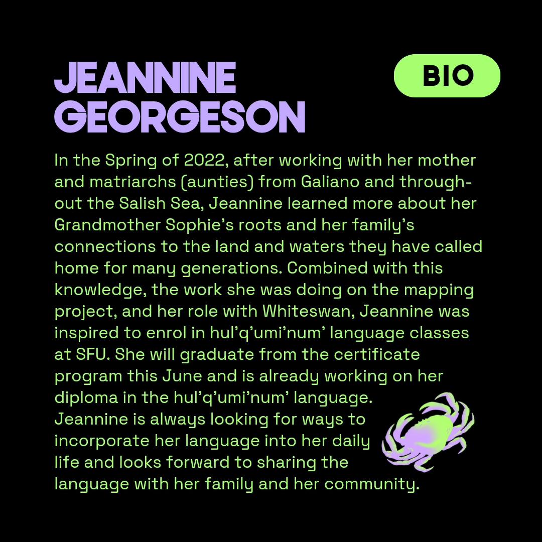 IMERSS_labs's tweet image. 🦀 ARTIST PROFILE – Jeannine Georgeson 🦀

Biosonic! Community Dinner hosted by Active / Passive is tomorrow evening. Get your tickets today at activepassive.ca/biosonic-2024/…

#Biosonic #ActivePassive #GalianoIsland #Galiano #CommunityDinner #IMERSS #Festival