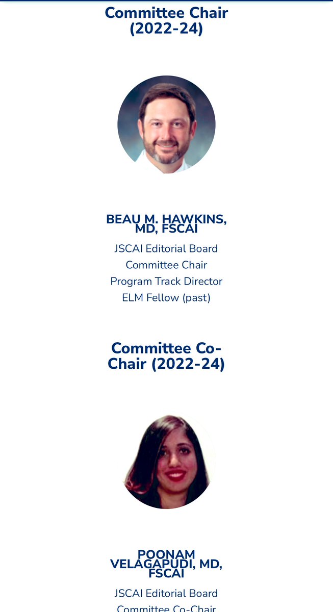 Pooh_Velagapudi's tweet photo. 3/3 On the #Membership & Credentials committee, it’s been an honor to review applications- congrats🎊to all #FSCAIs, #MSCAIs, & 30 in their 30s award winners! It’s awesome to see all the great work that ICs are doing. Tq to Beau Hawkins for his leadership over the past 2yrs! https://t.co/lr6UOuAUa9