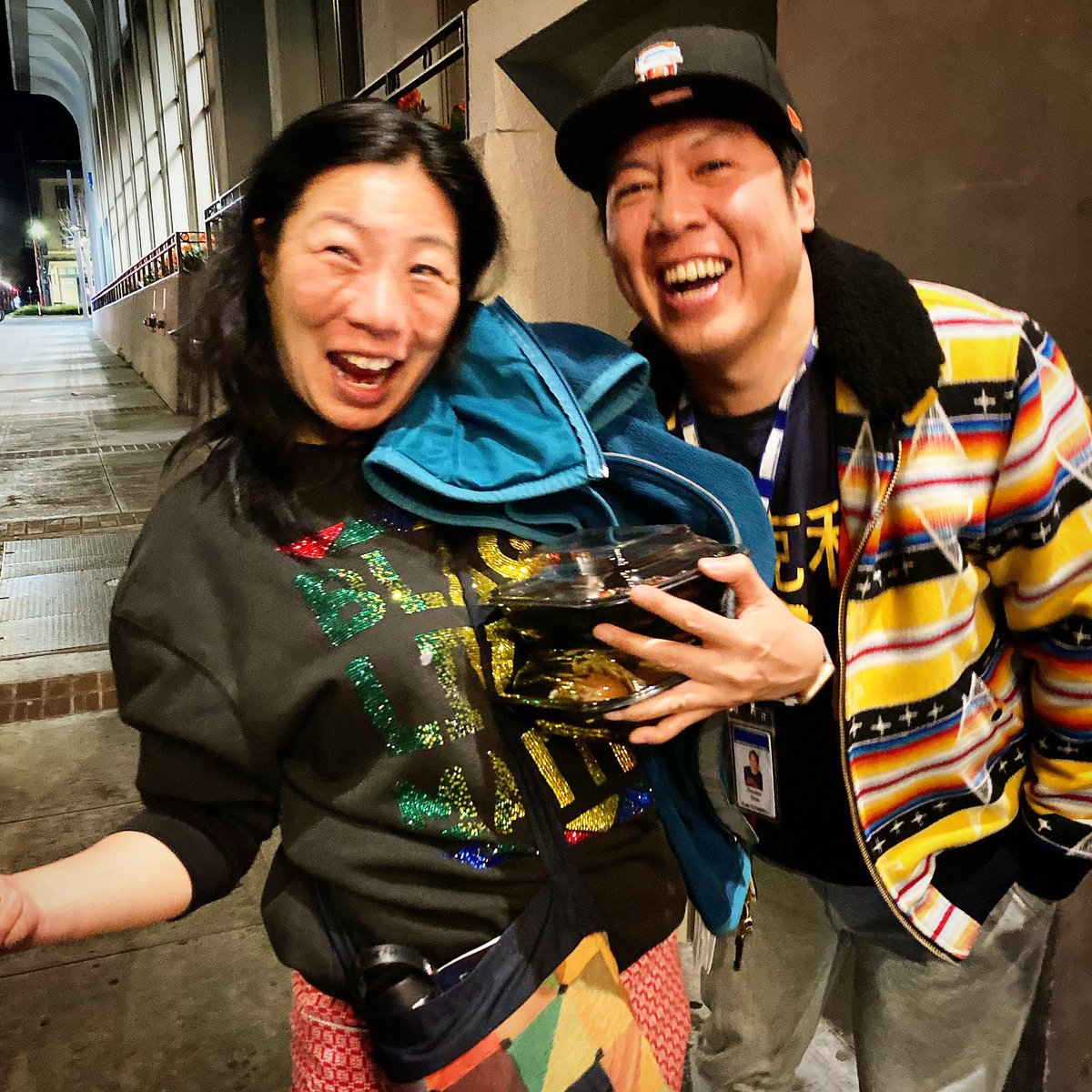 Just two San Francisco kids who came home to work on two Pulitzer Prize Finalist plays. See #TheFarCountry at @berkeleyrep until April 14 and @mskristinawong in #KristinaWongSweatshopOverlord at @ACTSanFrancisco until May 5! #LiveTheater #AsianExcellence #RepresentationMatters