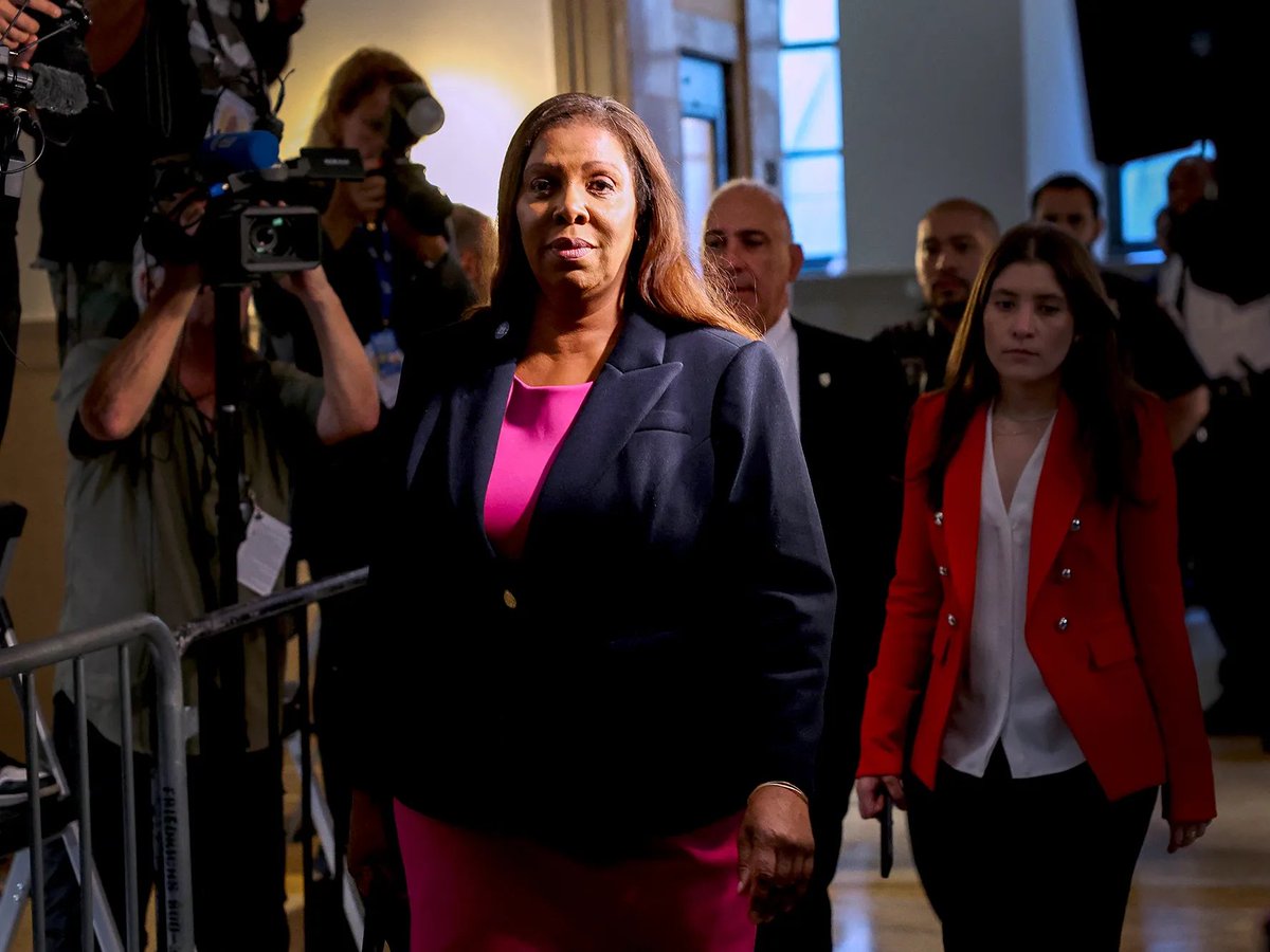 nicksortor's tweet image. 🚨 #BREAKING: NY Attorney General Letitia James has just taken the initial steps to SEIZE President Trump’s assets

This is TOTALLY un-American, and the bond payment deadline hasn’t even been reached yet.

James is starting off with Trump’s golf course and private estate north of