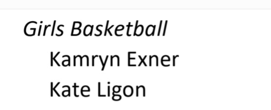 Congrats to <a href="/kateligon5/">kate ligon</a> and <a href="/kamrynexner/">kamryn exner</a> for being our <a href="/nsaahome/">NSAA</a> <a href="/NebChiro/">NCPA</a> Academic All State award recipients. #TLC