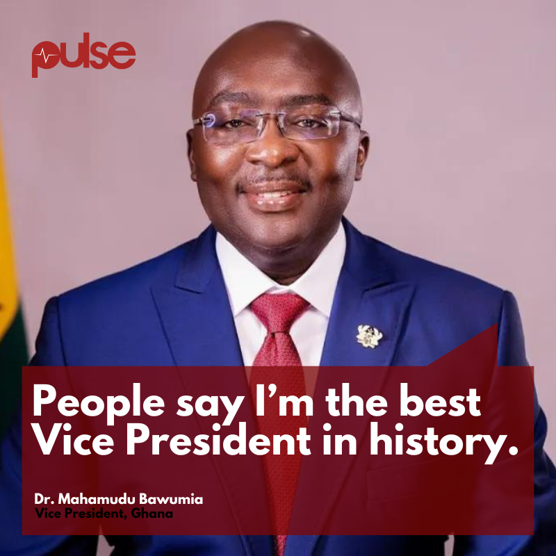 PulseGhana's tweet photo. NPP flagbearer, Dr. Mahamudu Bawumia says his track record makes people believe he is the best vice president ever. Read more >>> https://t.co/a2zEKeyfQM

#PulseNews https://t.co/yBzkwRe1KH