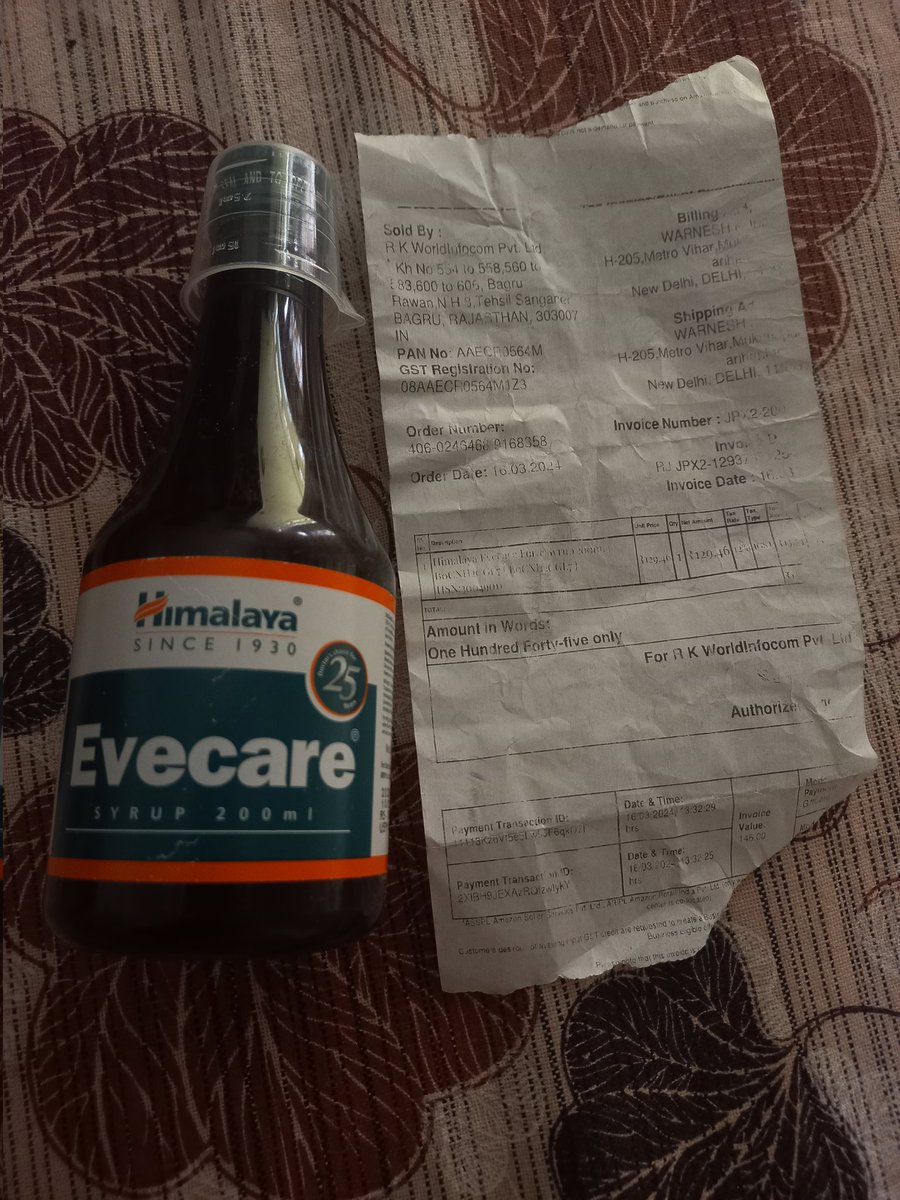 WarneshKumar's tweet photo. @AmazonHelp @AmazonHelp @amazonIN kisi se ek bar galti hoti hai aplog to 2-2 bar same product bhej rhe hai .Apke support team se koi bhi help nhi mil pa rha hai. Plz hame sahi sahi product (Evecare Forte) bheje. https://t.co/ig69nBchx3