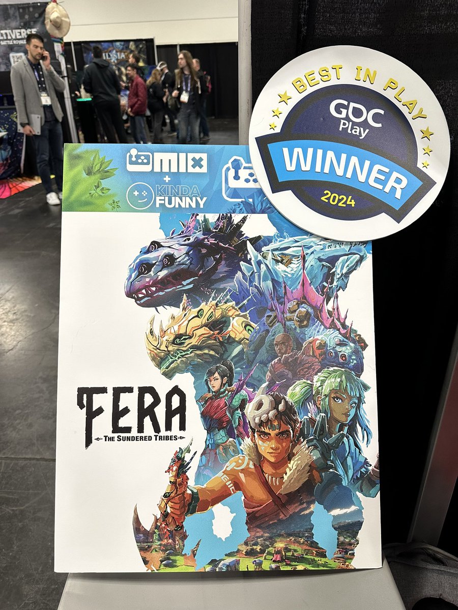 Thanks #GDC for the Best In Play award for our game Fera: The Sundered Tribes!! 🥰🫶