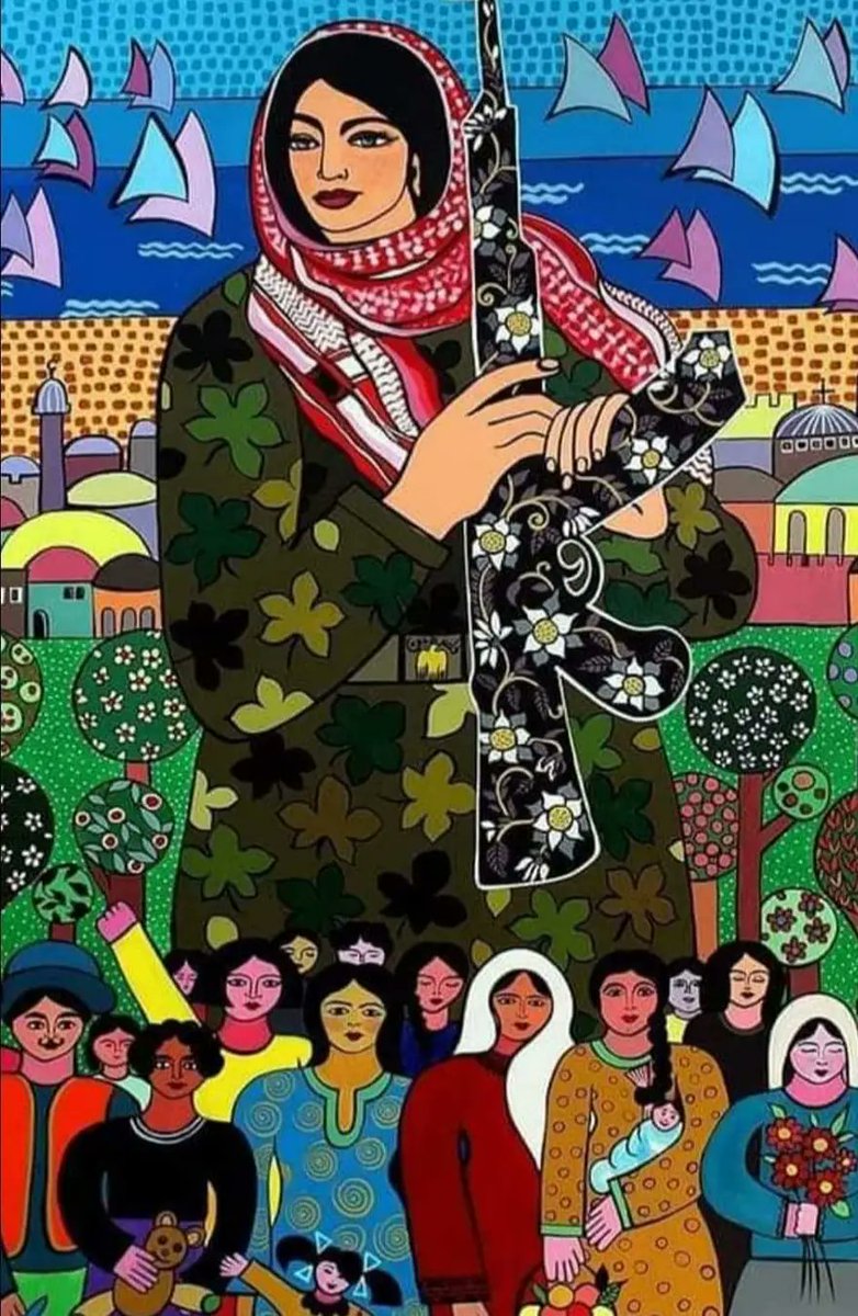 Dena Matter, Artiste palestinienne.
#ResistancePalestine