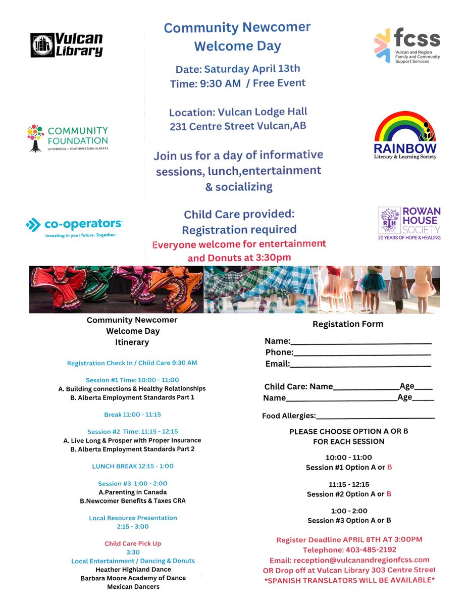 Vulcan Food Bank & FCSS tweet media