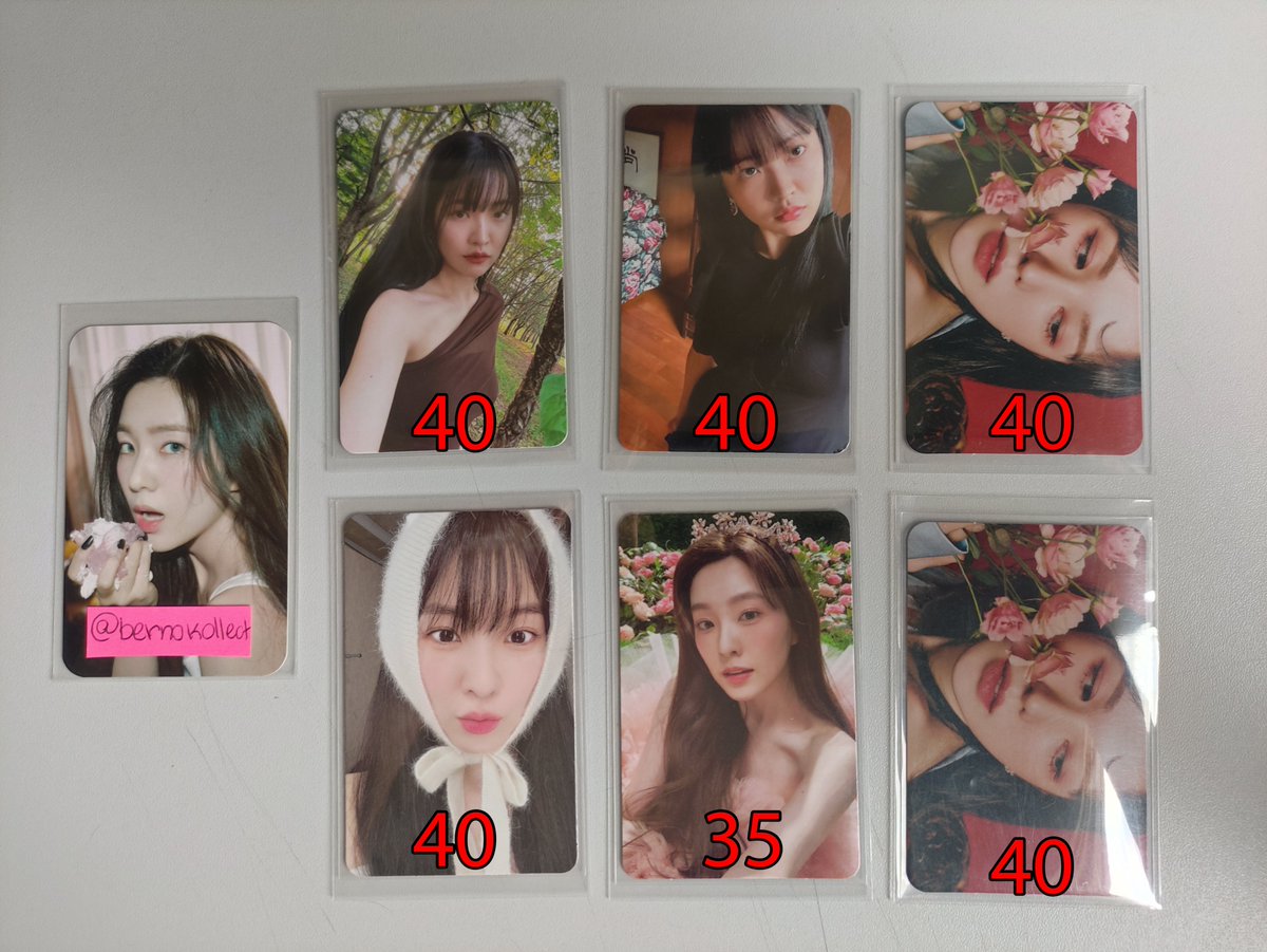 bernokollect's tweet photo. [VENDA/VENDO RED VELVET]

Valores na Imagem + FRETE (Mini Envios)

❗ Irenes só saem com Yeri ou Wendy 

💵 Pagamento via PIX ou PicPay
📷 Mando vídeos na DM
💎 Feedbacks no 📌 https://t.co/R8POWI0skT