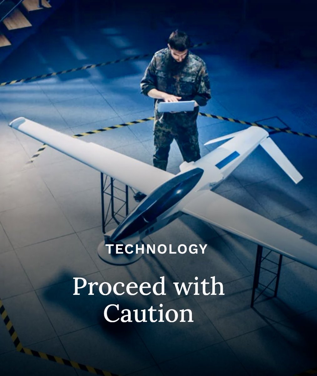 enilev's tweet image. 🔥 Proceed with Caution 

By Stephen Harwood @drsharwood (TY) 
for @tmrwsaffairs 

#AI #AWS #AutonomousWeaponsSystems #IHL #War #InternationalHumanitarianLaw #CollateralDamage

♦️In response to the UK House of Lords’ report on the use of AI in Defense, particularly #AWS…