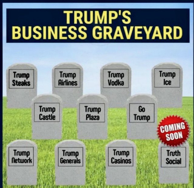 So the question is: Will Donald Trump file for bankruptcy a 7th time? Hellova businessman! I don't recall Warren Buffet, Michael Blumberg, Howard Schulz, or other famous business leaders filing for bankruptcy so many times. I'm beginning to think Donald Trump was NEVER WEALTHY!