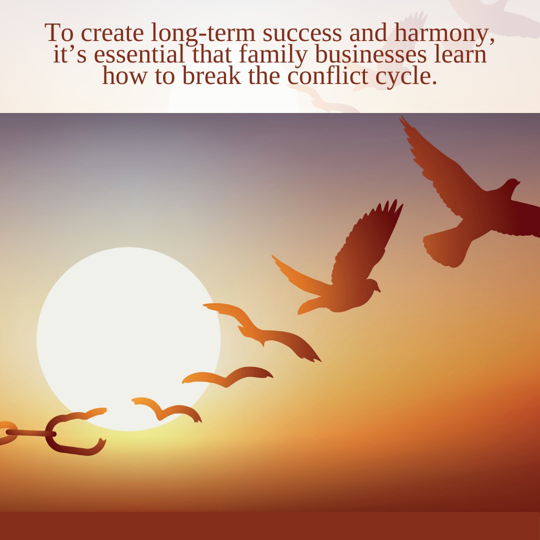 Break the cycle of conflict in family businesses with Cathy Carroll's insights. Discover three strategies to create a culture of open communication, mutual respect, and effective conflict resolution. Build a stronger business for generations to come. familywealthlibrary.com/post/how-to-br…