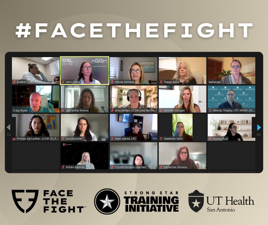 Shoutout to the dedicated clinicians who joined our training on BCBT for Suicide Prevention yesterday!🎗️🙌
Heartfelt thanks to @USAA's #facethefight initiative and @craigjbryan for their unwavering commitment to #SuicidePrevention in veteran communities.

#MentalHealth #Veterans